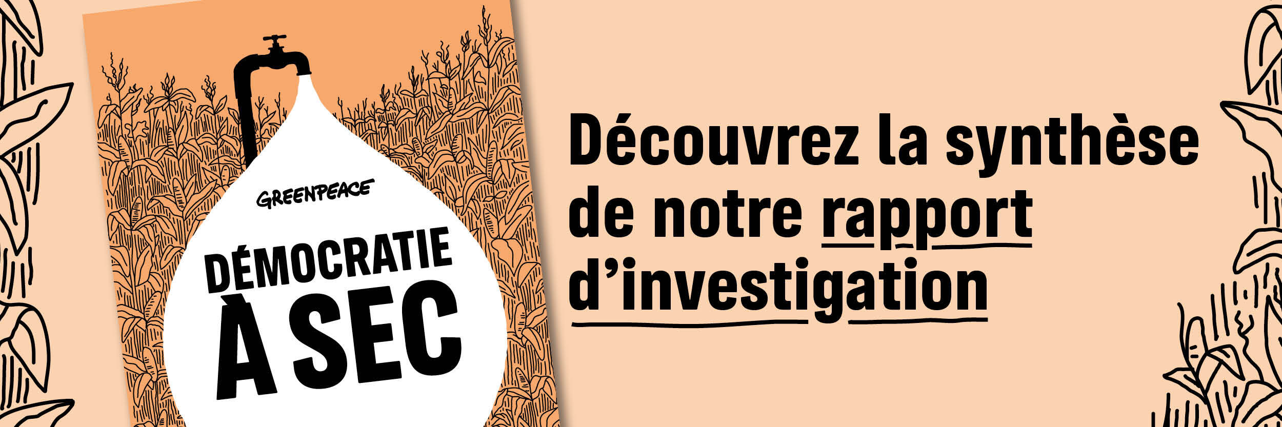 Découvrez la synthèse de notre rapport d'investigation "Démocratie à sec"