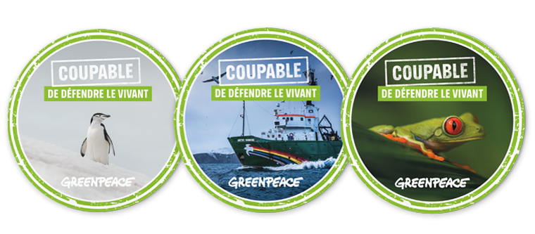 PLAIDEZ COUPABLE DE DÉFENDRE LE VIVANT ET RECEVEZ VOS AUTOCOLLANTS !